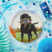 狩りドッグ紙プレート ペーパープレート (パーティー)