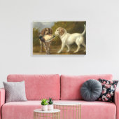 狩りドッグ(by Carlo Ademollo) キャンバスプリント (インサイチュ (リビング))