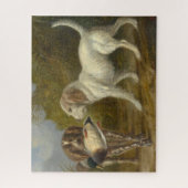 狩りドッグ(by Carlo Ademollo) ジグソーパズル (縦)