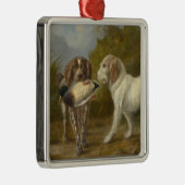 狩りドッグ(by Carlo Ademollo) メタルオーナメント (右)