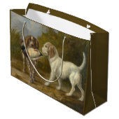 狩りドッグ(by Carlo Ademollo) ラージペーパーバッグ (裏面アングル)