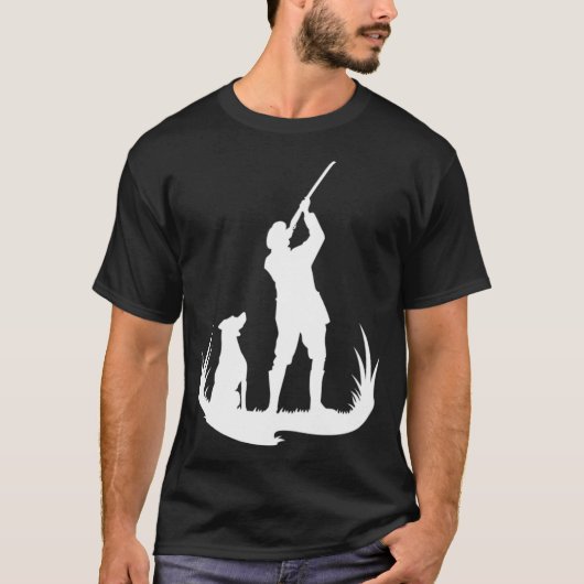 狩りハンター狩りシャツことわざダック狩りW Tシャツ (正面)