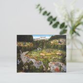 狩りハーテンフェルス城の近く – Cranach the Elder ポストカード (スタンド正面)