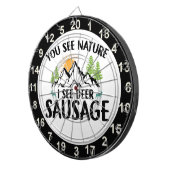 狩りバックスタンディングダーツボード5 ダーツボード (正面右)