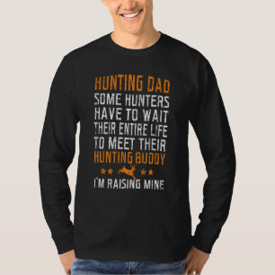 狩りパパ上昇バディハンター狩りグラフィック Tシャツ