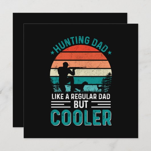 狩りパパ 招待状 (正面/裏面)