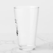 狩りパーソナライズされたはキジと散弾銃 タンブラーグラス (左)