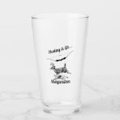 狩りパーソナライズされたはライフバック、アーチェリーボウ タンブラーグラス (正面)