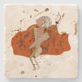 狩りパーティー ストーンコースター (正面)