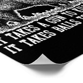 狩りホッグピグソスディア狩りそれはボールを取るフー ポスター (角)