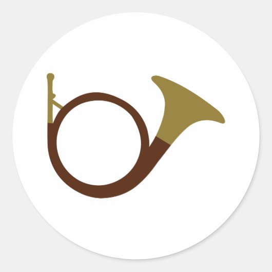 狩りホーン楽器 ラウンドシール (正面)