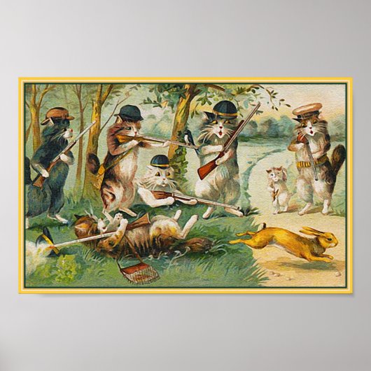 狩りポスター/プリント ポスター (正面)