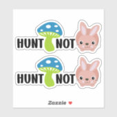 狩りマッシュルームは動物ではない、ビーガン シール (シート)