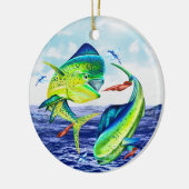 狩りマヒマヒ/ドルフィンズ セラミックオーナメント (左)