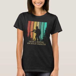 狩りママ構築キャラクターハンター妻Animal Sh Tシャツ