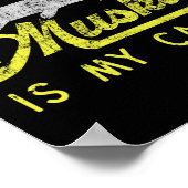 狩りムスキーマイカーディオおもしろいムスキー川魚 ポスター (角)