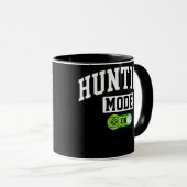 狩りモードオンおもしろい狩り恋人ハンター マグカップ (正面右)