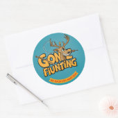 狩りユーモアのある冒険を始めろ! ラウンドシール (封筒)