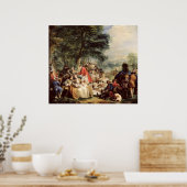 狩りランチ， 1737 ポスター (キッチン)