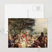 狩りランチ， 1737 ポストカード (正面/裏面)