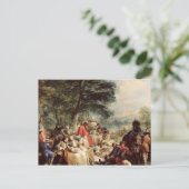 狩りランチ， 1737 ポストカード (スタンド正面)