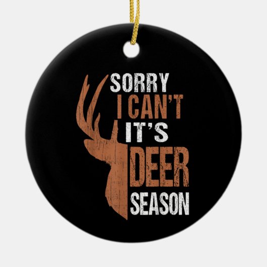 狩りリミージザディアシーズンおもしろいハンターパパビン セラミックオーナメント (正面)