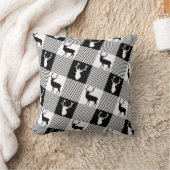 狩りロッジワイルドスタグバッファロープリッドディアー クッション (ブランケット)