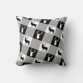 狩りロッジワイルドスタグバッファロープリッドディアー クッション (正面)