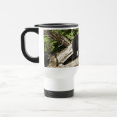 狩りワイルドブラックベアーワイルドライフフォト トラベルマグ (左)