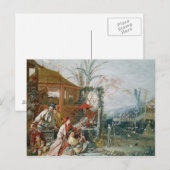 狩り中国の, c.1742 ポストカード (正面/裏面)