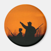 狩り付パパ マグネット (正面)