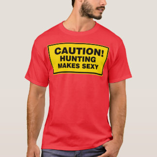 狩り作成セクシーハンター狩りライセンスアントラー Tシャツ