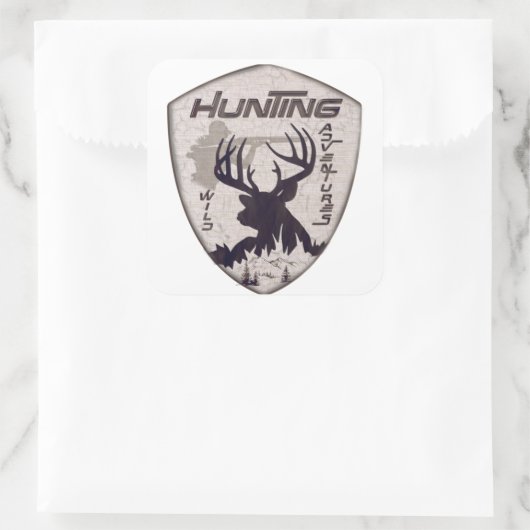 狩り冒険 スクエアシール (バッグ)