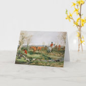 狩り場面 カード (黄色い花)