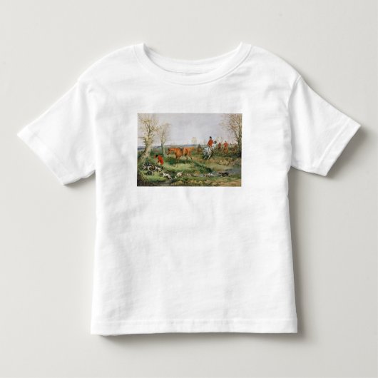 狩り場面 トドラーTシャツ (正面)