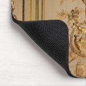 狩り場面、食事からの木製のpanelling マウスパッド (コーナー)