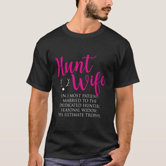 狩り妻結婚したは、専用の胡に最も患者 Tシャツ (正面)
