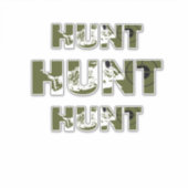 狩り引用文ことわざ狩りハンター恋人 シール (正面)