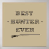 狩り引用文ことわざ狩りハンター恋人 ポスター (正面)