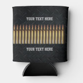 狩り弾薬のロゴガン 缶クーラー (正面)