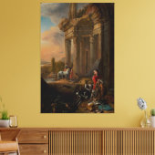 狩り後，ヤンBaptist Weenix, c.1656 キャンバスプリント (インサイチュ (リビング))