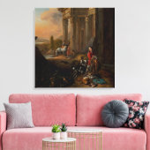 狩り後，ヤンBaptist Weenix, c.1656 キャンバスプリント (インサイチュ (リビング))