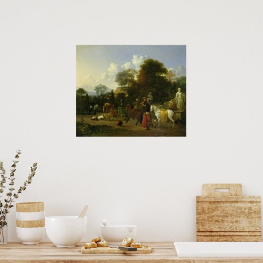 狩り後， c.1644 ポスター (キッチン)