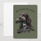 狩り成功 招待状 (正面/裏面)