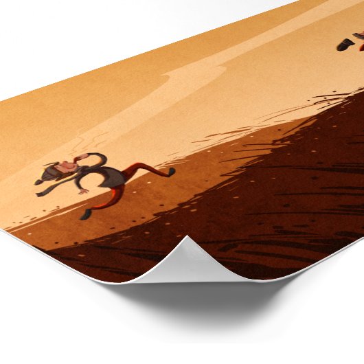 狩り時間 ポスター (角)