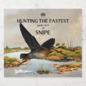 狩り最速の鳥 – The Snipe リキュールボトルラベル (シングルラベル)