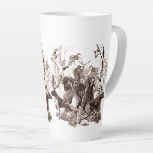 狩り期 カフェラテマグ (右アングル)