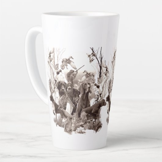 狩り期 カフェラテマグ (左アングル)