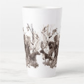 狩り期 カフェラテマグ (正面)