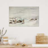 狩り水牛 ポスター (キッチン)